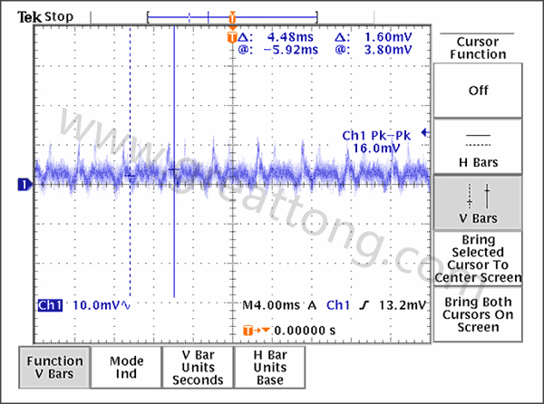  圖10. 在VCO電源端增加旁路電容后減小了噪聲。-深圳宏力捷