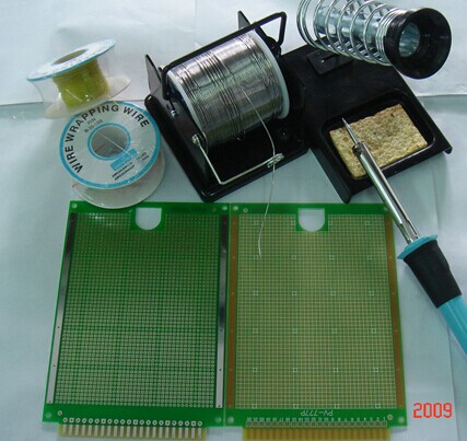 萬用板、OK線與焊槍