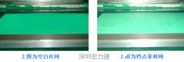 熱風(fēng)整平后導(dǎo)通孔邊緣起泡掉油，采用此工藝方法生產(chǎn)控制比較困難，須工藝工程人員采用特殊的流程及參數(shù)才能確保塞孔質(zhì)量。