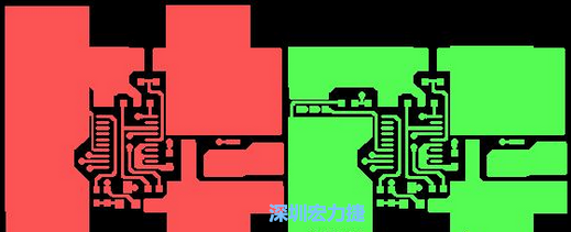 此操作可使文件中大部分的焊盤(pán)輸出后仍為焊盤(pán)，不會(huì)成為線性焊盤(pán)，并且不會(huì)產(chǎn)生像下圖一樣的短路情況