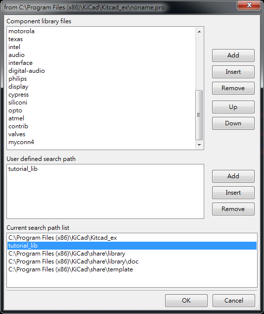 上下兩個視窗都Add 你的library ，在library browser 就可以找到你的library