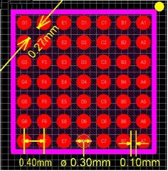 這一類(lèi)BGA模塊設(shè)計(jì)已經(jīng)是刷新底線，屬于最小加工能力范疇。